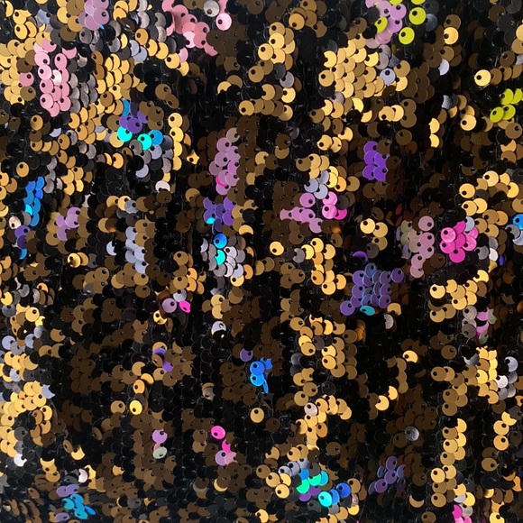 (A3) Cosmopolitan X DTP Leopard Sequin Isla Tank Crop top ONLY, Size XS, NWT - Picture 10 of 13